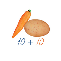 Счетный материал на магнитах "Овощи". - «globural.ru» - Чайковский