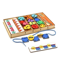 Большой шнуровальный набор для сенсомоторного развития - «globural.ru» - Чайковский