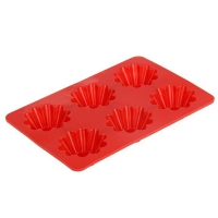 Форма для выпечки силиконовая 6 ячеек - «globural.ru» - Чайковский