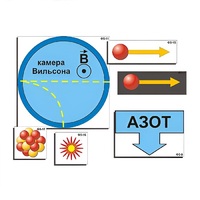Модель-аппликация "Открытие протона и нейтрона" (ламинированная) - «globural.ru» - Чайковский