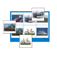 Лото "Транспорт" (4 планшета, 24 карточки, цветное, ламинированное) - «globural.ru» - Чайковский