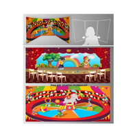 Стенд для сюжетно-ролевых игр 2-х сторонний (Цирк, театр) - «globural.ru» - Чайковский