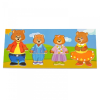 Деревянный пазл "Четыре медведя" - «globural.ru» - Чайковский