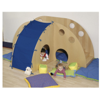 Игровой модульный трансформер: домик с текстильной крышей - «globural.ru» - Чайковский