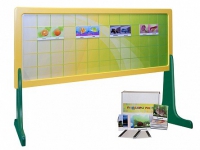 Двухстороннее магнитно-маркерное панно "Подбери пару" с комплектом тематических магнитов - «globural.ru» - Чайковский