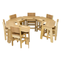 Комплект детских столов и стульев для детей с 3 до 7 лет (6 комплектов) - «globural.ru» - Чайковский