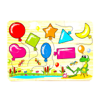 Пазлы большие "Геометрия" - «globural.ru» - Чайковский