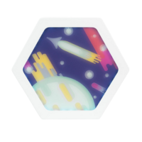 Декоративная тактильная панель с подсветкой - «Космос» - «globural.ru» - Чайковский