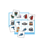 Лото "Бытовая техника" (4 планшета, 24 карточки, цветное, ламинированное) - «globural.ru» - Чайковский