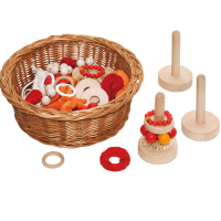 Набор из трех сенсорных пирамидок - «globural.ru» - Чайковский