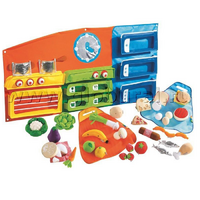 Дидактическое панно "Моя кухня" с комплектом дидактических мягких продуктов (ВИК) - «globural.ru» - Чайковский
