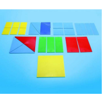 Набор пластин для представления дробей в виде квадратов - «globural.ru» - Чайковский