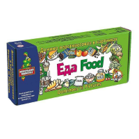 Домино пластмассовое на английском языке «Еда» - «globural.ru» - Чайковский