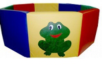 Сухой бассейн восьмигранный с аппликацией - «globural.ru» - Чайковский