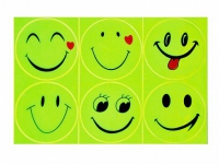 Комплект световозвращающих наклеек "Смайлики" - «globural.ru» - Чайковский