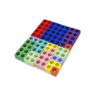 Нумирошка. Набор цветных пластиковых форм 80 штук в коробке по методике Нумикон - «globural.ru» - Чайковский