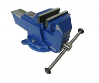 Тиски слесарные ручные с наковальней (160*160), поворотные - «globural.ru» - Чайковский