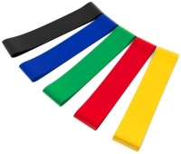 Ленточный эспандер фитнес - резинки набор из 5 штук - «globural.ru» - Чайковский