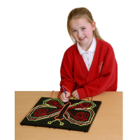 Набор Узорная шнуровка №2 (Набор черных панелей для создания композиций) - «globural.ru» - Чайковский