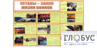 Стенд "Уставы закон жизни воинов" - «globural.ru» - Чайковский