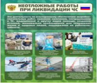 Стенд "Неотложные работы при ликвидации ЧС" - «globural.ru» - Чайковский