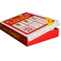 Комплект развивающих карточек "Умный алфавит". Обучение грамоте: звуки, буквы, слоги, слова. 3-5 лет - «globural.ru» - Чайковский