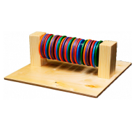 Тактильно-развивающая панель «Цветные круги» (вариант 2) - «globural.ru» - Чайковский