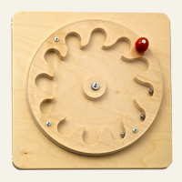 Тактильно-развивающая панель «Лабиринт-цветок» - «globural.ru» - Чайковский