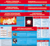 Комплект таблиц Основы гражданской обороны МЧС РФ (13 штук)	 - «globural.ru» - Чайковский