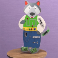 Бизиборд «Волчок-серый бочок» - «globural.ru» - Чайковский