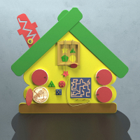 Бизиборд "Волшебный теремок" - «globural.ru» - Чайковский