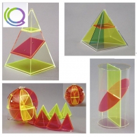 Набор прозрачных геометрических тел с сечениями. Дополнительный - «globural.ru» - Чайковский