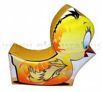 Напольная игрушка "Цыпленок" с шелкографией (ВИК) - «globural.ru» - Чайковский