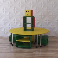 Модульный стеллаж "Весёлый робот" - «globural.ru» - Чайковский