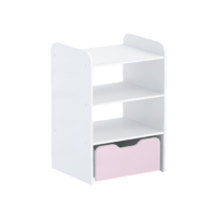 Стеллаж для пособий 5 (белый/зефир) - «globural.ru» - Чайковский