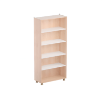 Шкаф-стеллаж (бук/белый) - «globural.ru» - Чайковский