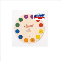 Палитра. Основа круглая с цветными фишками - «globural.ru» - Чайковский