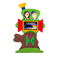 Интерактивная развивающая настенная панель «Домик на дереве» - «globural.ru» - Чайковский