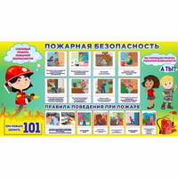 Стенд "Пожарная безопасность" 1.5х0.8 - «globural.ru» - Чайковский