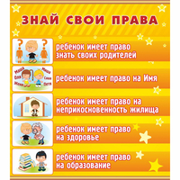 Стенд "Знай свои права" - «globural.ru» - Чайковский