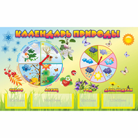 Стенд "Календарь природы" 0.5x0.3 - «globural.ru» - Чайковский