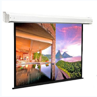 Экран настенный с электроприводом Electra DSEM-162806m - «globural.ru» - Чайковский