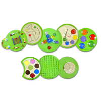 Тактильно-развивающая панель "Гусеница Жужа" - «globural.ru» - Чайковский