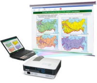 Диск с электронными плакатами, презентациями (электронный учебник) по геoграфии Природа и население России (74 темы) - «globural.ru» - Чайковский