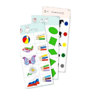 Комплект карточек (10) "Обучающий калейдоскоп для ДО. Познание. Цвет и форма" - «globural.ru» - Чайковский