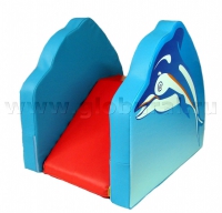 Горка "Дельфин" мини для сухого бассейна - «globural.ru» - Чайковский