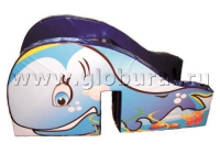 Горка "Кит" для сухого бассейна - «globural.ru» - Чайковский