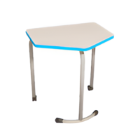 Стол модульный трапециевидный Flexy с полиуретановой кромкой - «globural.ru» - Чайковский