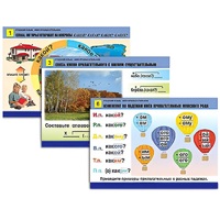 Комплект таблиц для начальной школы "Русский язык. Имя прилагательное" - «globural.ru» - Чайковский