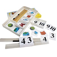 Счетная лесенка (ламинированная, с магнит. креплением) - «globural.ru» - Чайковский